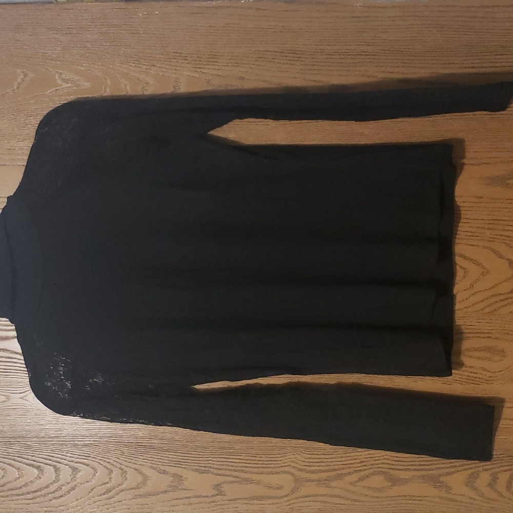❤️1 XL left🌼New boutique ribbed lace turtleneck - Picture 4 of 8